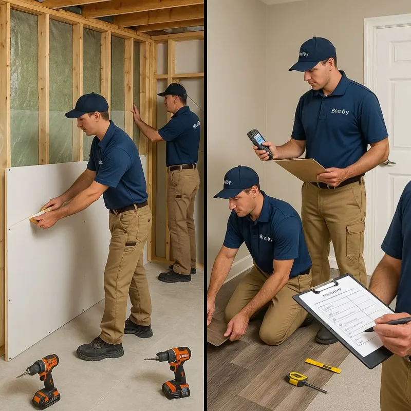 Repairs and Reconstruction process in Spinnerstown, PA